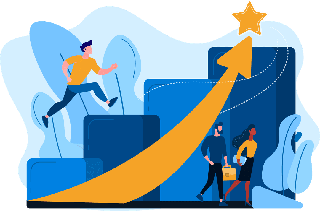 Growth and development illustration